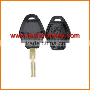 Key Blanks Wholesale 2 Buttons Blank With 2 Track Blade Car Key Shell for BMW E46 E39 e 36 e 34 x5 thumbnail-3
