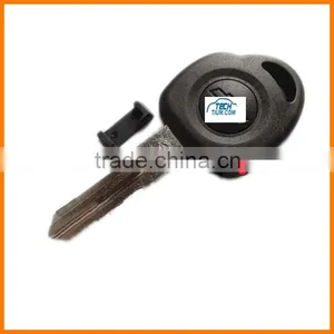 Plastic ABS Transponder Car Keys Fobs for Chevrolet Key Blank Fob Case Shell Cover With Logo & ID40 Chip thumbnail-1