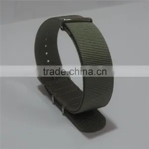 22mm Gray Military Import Nylon Nato Watch Band thumbnail-4