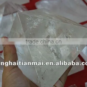 Natural Clear QUARTZ Crystal HEALING Pyramid For Decoration, Gift thumbnail-1