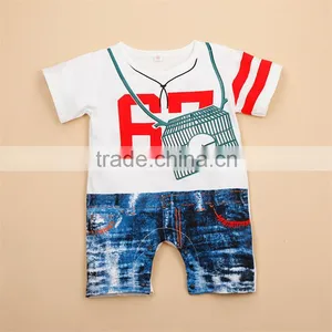 Short Sleeve Factory Price Children Clothing 2016 New Fashion Baby Girls Clothes thumbnail-4