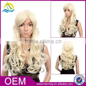 Wholesale Cheap White/red/blond Blue Fashionable Ombre Synthetic Wigs thumbnail-1