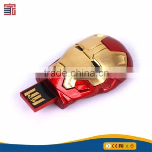 USB Flash Drive 16GB U Disk Gift Metal Crystal Pen Drive thumbnail-3