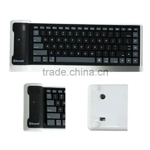 for Tablet Flexible Wireless Bluetooth Mini Foldable Bluetooth Keyboard thumbnail-1