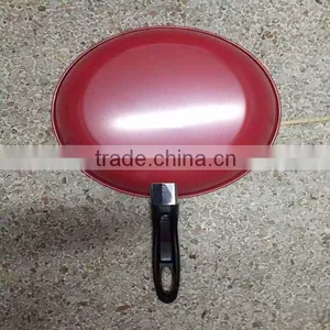 Forged Aluminum Granite Stone Coating Frying Pan / Chinese Frying Pan thumbnail-3