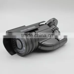 Security CCTV Outdoor CCD Red LED Light Bullet Proof Solar Powered Dummy Camera thumbnail-4