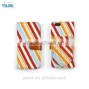Colorful Unique Design Wallet Fabric Leather Phone Case For Asus Zenfone 2 With PVC ID and Credit Card Slots thumbnail-2