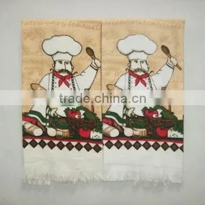 Pigment Printing Cotton Kitchen Towel Home Textile Cooling Towel Wholesale Free Sample thumbnail-3