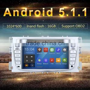 Android 5.1.1 Car DVD GPS for Ford Focus 2 S-max Mondeo C-max Galaxy 3G Wifi BT SD Navigation Radio RDS Stereo System thumbnail-1