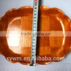 Rectangular Woven Wooden Plate and Tray thumbnail-6