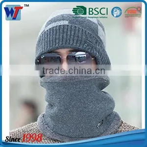 Neck Warmer Embroidery Men Dad Cap Knitted Beanie Hats thumbnail-3