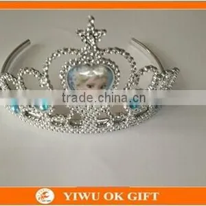 Hot Sale Frozen Elsa Crown Set Frozen Tiaras And Magic Wand For Girls Cosplay Hair Accessory thumbnail-2