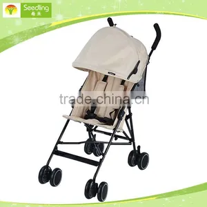 Cheap Strollers for Infants, Orange Portable Safe Baby Girl Stroller Pushchair thumbnail-2
