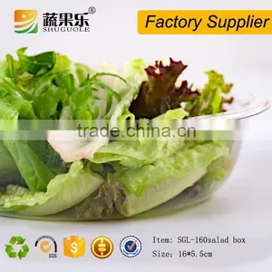 Food Use and Plastic PET Material Take Away Salad Box Fruit Bowl With Lid thumbnail-5