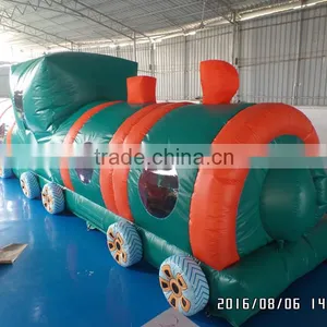 2016 Inflatable Train Tunnel,kids Inflated Obstacle Course Children thumbnail-4