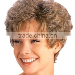 Modle Wigs - Lady Short Frontal Lace Wigs - Synthetic Hair Wigs thumbnail-1