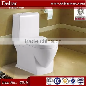 House Design Ceramic Floor Mounted Toilet for Iraq, Egypt, Can Open Hole for Bidet Toilet Price thumbnail-1