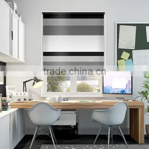 Motorized/Electric Blackout Sun Shading Window Roller Blinds Fabric thumbnail-1