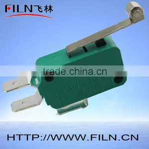 3pin Waterproof Micro Switch With Roller 125V thumbnail-1