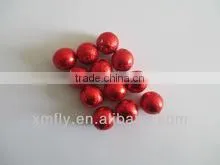 Sliver Paper Wrapped Ball Shape Milk Compound Chocolate thumbnail-1