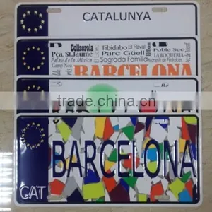 Customized Embossed License Plate, Metal Plate, Metal Sign thumbnail-1