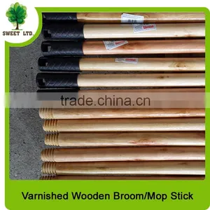 Varnished Wooden Broom Handle Farm Tools Wooden Shovel Handle Sticks thumbnail-1