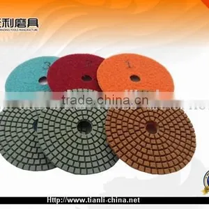Diamond 3 Steps Dry and Wet Polishing Pad for Stone thumbnail-1