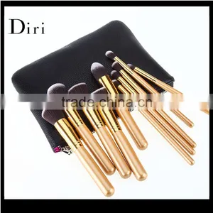 10Pcs Gold Private Label Makeup Brushes thumbnail-2