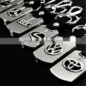 Wholesale Metal Car Logo Brand VOLVO Key Chains/Promotional Metal Key Rings Car Logo Brand Key Ring thumbnail-3
