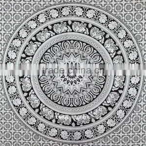 Tapestry Twin Bedspread Cotton Printed Single Dorm Bed Cover Manufacturing Tapestries Indian Exporter Rich Art And Craft thumbnail-1