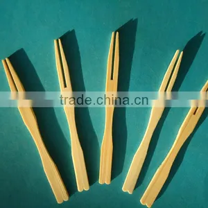 High Quality Party Bamboo Fruit Fork thumbnail-1