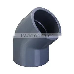 PVC PP Water Pipe Fittings Elbow Tee Flange Cap Socket thumbnail-2