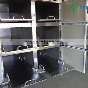 YSSTG0106 201 and 304 Stainless Steel DANFOSS Compressor 6 Bodies Mortuary Refrigerator thumbnail-4