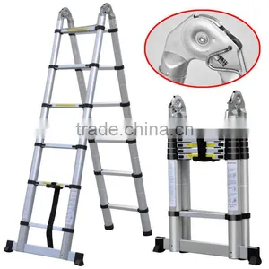 New Type 3.8m Multi-purpose Aluminum Telescopic Aluminum Ladder /folding Ladder EN131 Standard thumbnail-2