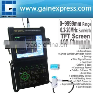 Mitech MFD-650C Portable Ultrasonic Flaw Detector With 0~9999mm Defectoscope thumbnail-1
