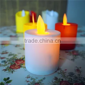 Led Flameless Candles Mini Moving Wick Flickering Tealight Candle Led Moving Wick Plastic Candle Light thumbnail-1