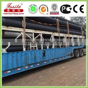 HDPE Double Wall Bellows Pipe for Drainage Pipe thumbnail-6