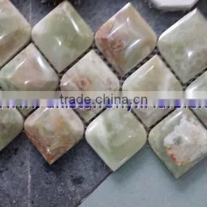NATURAL STONE BEST PRICE LIGHT GREEN ONYX MOSAIC TILES COLLECTIONS thumbnail-1