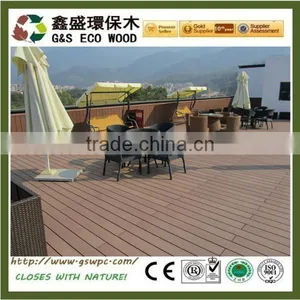 Waterproof Composite Decking Floor Outside Wpc Decking Solid thumbnail-1