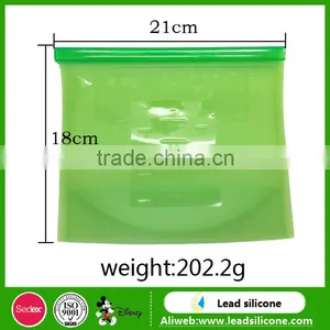 21*18CM FDA Fresh Silicone Food Bag thumbnail-3