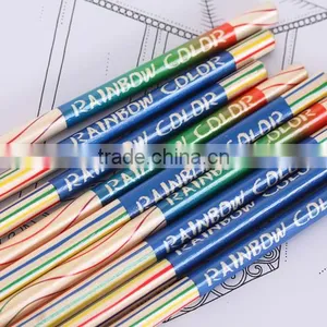 Factory Wholesale 7" Wooden Multi Colored Lead Pencils thumbnail-3