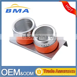 2 Pieces Kithchen Megenetic Red Spice Jar Set thumbnail-1