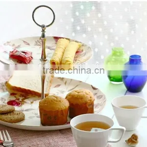 2-layer Porcelain Cake Plate thumbnail-1