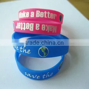 4C Printing Silicone Wristband or Bracelet thumbnail-1