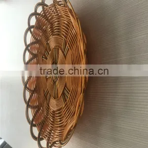 Beautiful Plastic Rattan Storage Basket for Supermarket thumbnail-2
