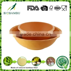 Top Selling Good Design Bamboo Fiber Dinnerware Bowls Set/salad Bowl thumbnail-2