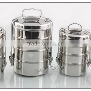 Stainless Steel Tiffin - 4-tier thumbnail-1