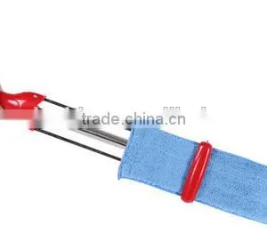 2015 as Seen on TV Stainless Steel Basket Cleaning Microfiber Flat Mop thumbnail-2