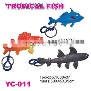 PVC Tropical Fish Keychain thumbnail-1