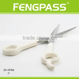 S3-1079A 7" Inch 2CR13 Stainless Steel With PP Handle Professional Hair Salon Scissors For Hair Cut Design thumbnail-3